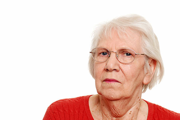 istock Eldery woman wearing glasses 93444498