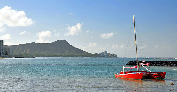 Red Boat stock photo