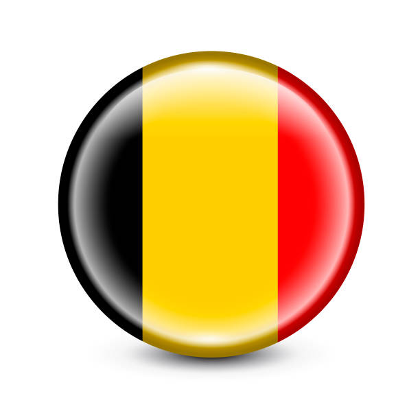 belgia przycisk. ilustracja wektorowa - belgium belgian flag flag shield stock illustrations