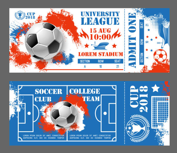 istock Vector tickets of football soccer world cup 2018 934472966