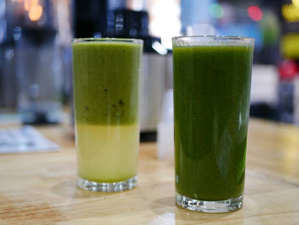 istock Green juice with fresh fruits 934483252