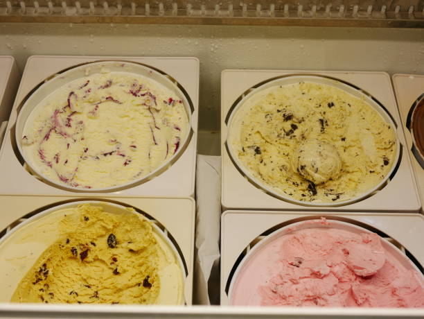 istock Gelato Italian ice cream mixed cream 934483638