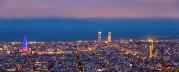 istock barcelona landscape sunrise 934488814