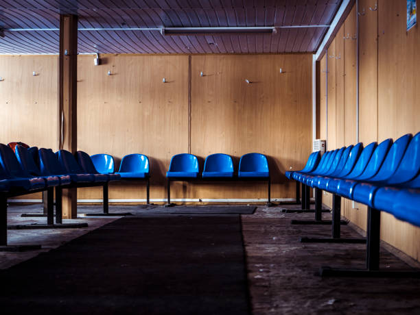 istock sport locker room row of seats 934491294