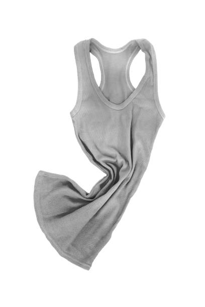 Colored Sleeveless shirt isolated on white background