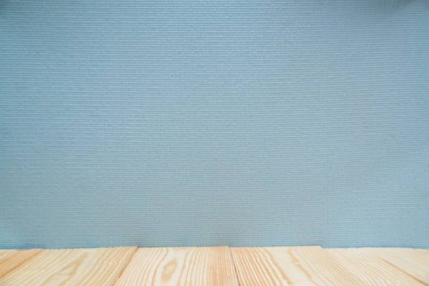 istock Brown wood texture with natural striped pattern for background in perspective view, decoration display 934491484