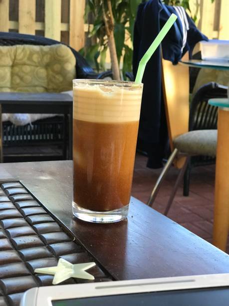 istock Cup of frappe coffee 934498862