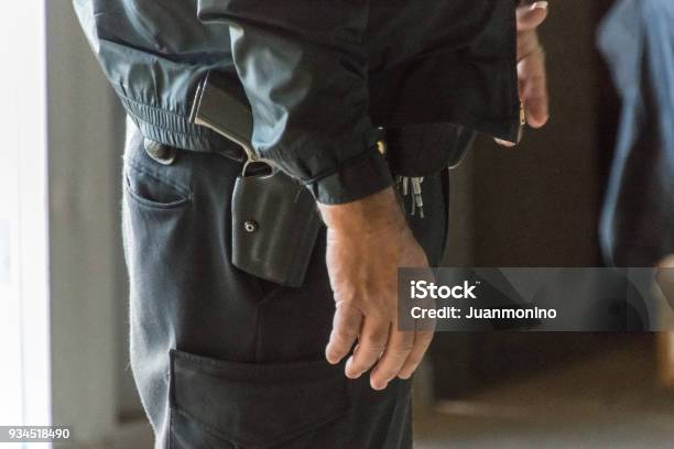 Armed Teacher Stock Photo - Download Image Now - School Building, Police Force, Education