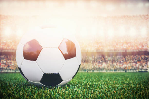 istock soccer football in the stadium 934528242