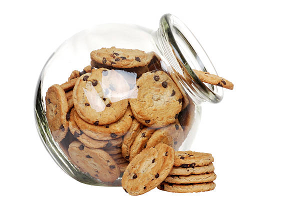 istock chocolate chip cookies in a cookie jar 93454254