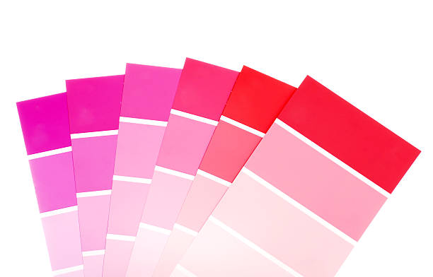 istock red and purple color paint chips 93454356