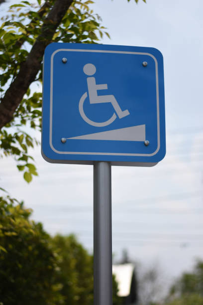 istock Traffic signs for the disabled and women 934554616