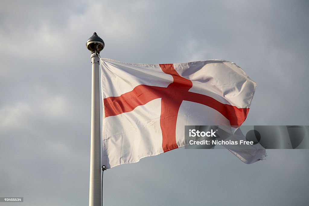 Bandera inglesa - Foto de stock de Bandera libre de derechos