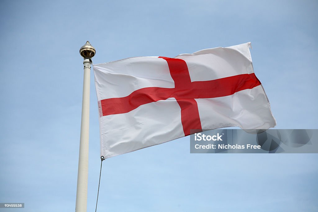 St. George Flagge - Lizenzfrei Englische Flagge Stock-Foto