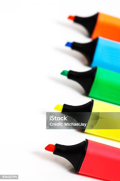 Text Marker Armada Stock Photo - Download Image Now - Blue, Color Image, Green Color