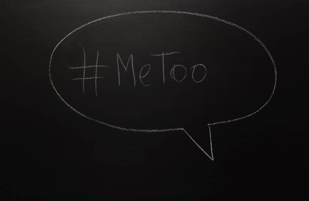 istock me too written with chalk on blackboard. 934559412
