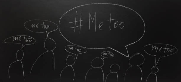 istock me too written with chalk on blackboard. 934559542