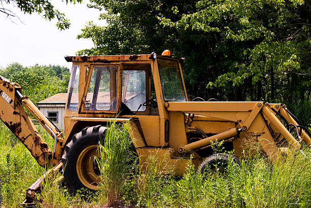 Abandoned Tractor stock photo
