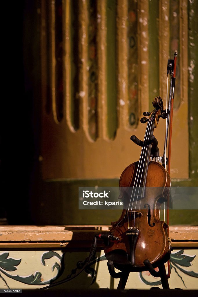 Violine auf einem Konzert - Lizenzfrei Aufführung Stock-Foto