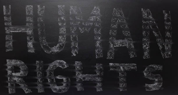 istock written the word - human rights on the blackboard. 934576514