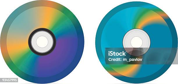 Computer Compact Plastic Disc Compact Disc Stock Illustration - Download Image Now - Color Image ...