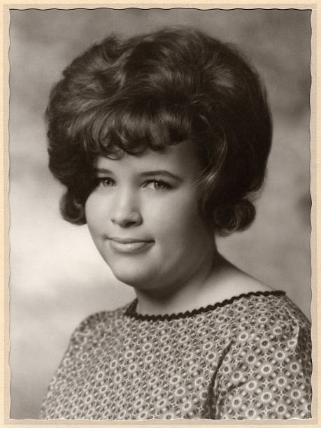 Bouffant, 1963 Big, bold, beautiful bouffant. Photo taken 1963. beehive photos stock pictures, royalty-free photos & images