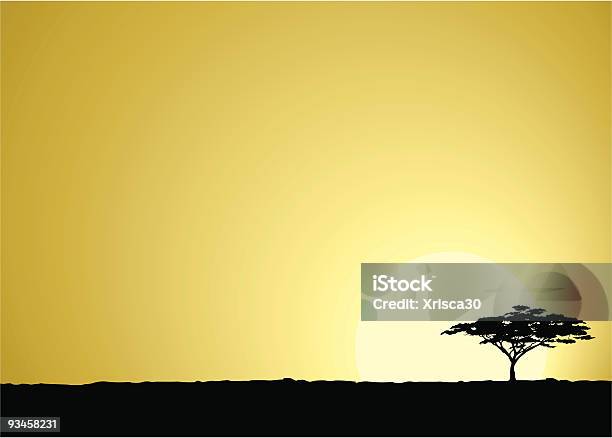 African Safari Background Stock Illustration - Download Image Now - Africa, Backgrounds, Safari
