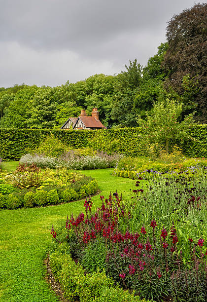 istock Ornamental English garden 93458901