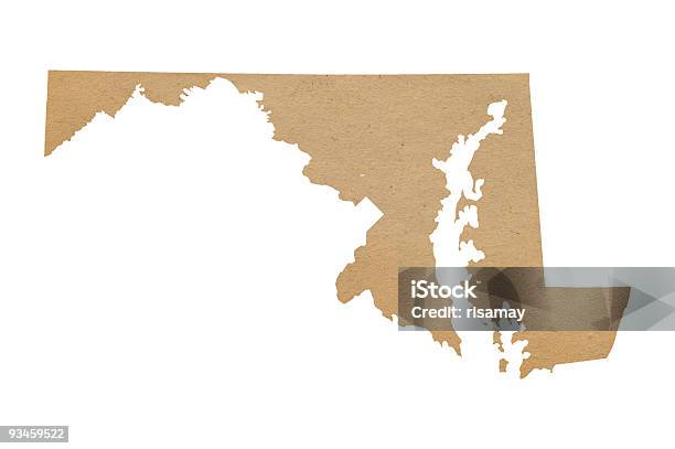 メリーランド州リサイクル - メリーランド州のストックフォトや画像を多数ご用意 - メリーランド州, 地図, 白背景