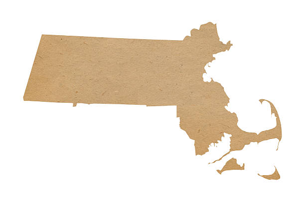 Massachusetts Recycles  massachusetts map stock pictures, royalty-free photos & images