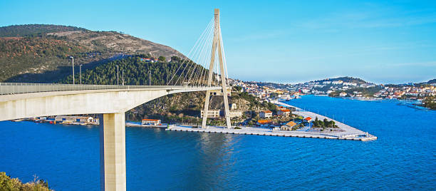 Franjo Tudman Bridge in Dubrovnik Croatia