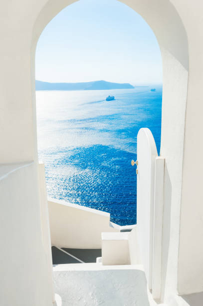 istock White architecture on Santorini island, Greece. 934601166
