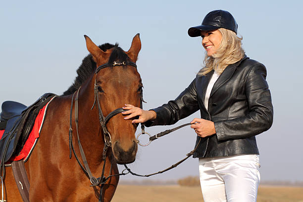 istock Girl and Horse 93460238