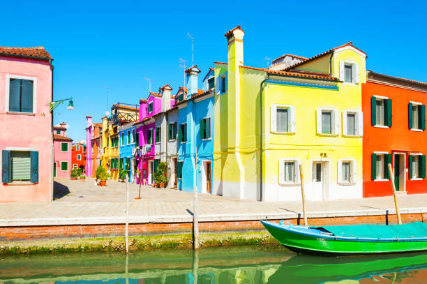 istock Colorful buildings in Burano, Venice, Italy 934603204
