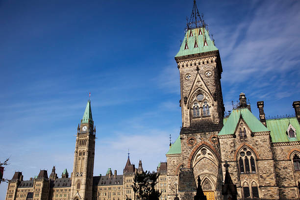 The Canadian National War Memorial monument in Canada's capital city, Ottawa, Ontario.