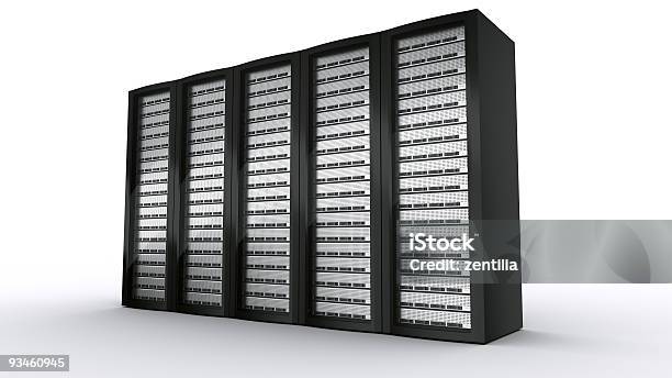 Multiple Rack Servers Stock Photo - Download Image Now - Administrator, Aluminum, Bunch