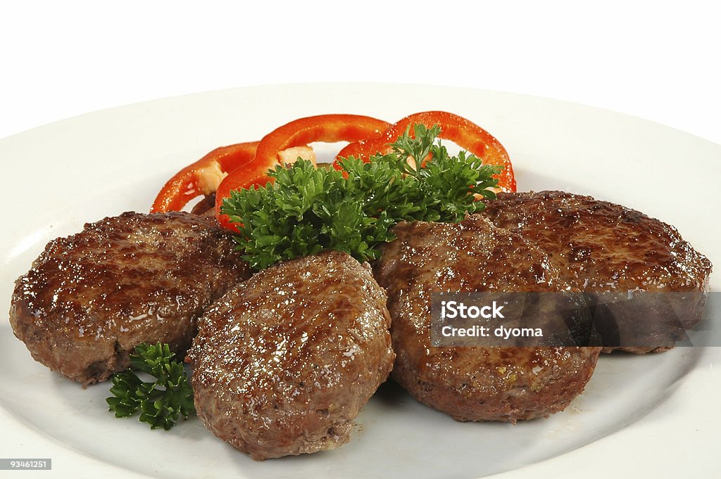 Cuatro cutlets - Foto de stock de Alimento libre de derechos