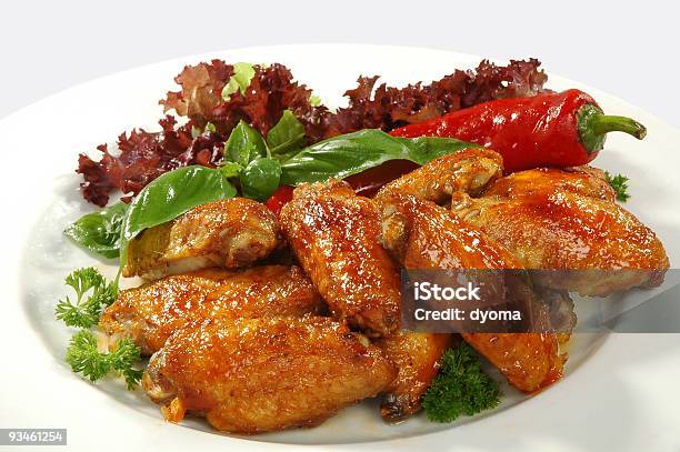 Chicken Wings Stock Photo - Download Image Now - Animal Leg, Animal Wing, Appetizer