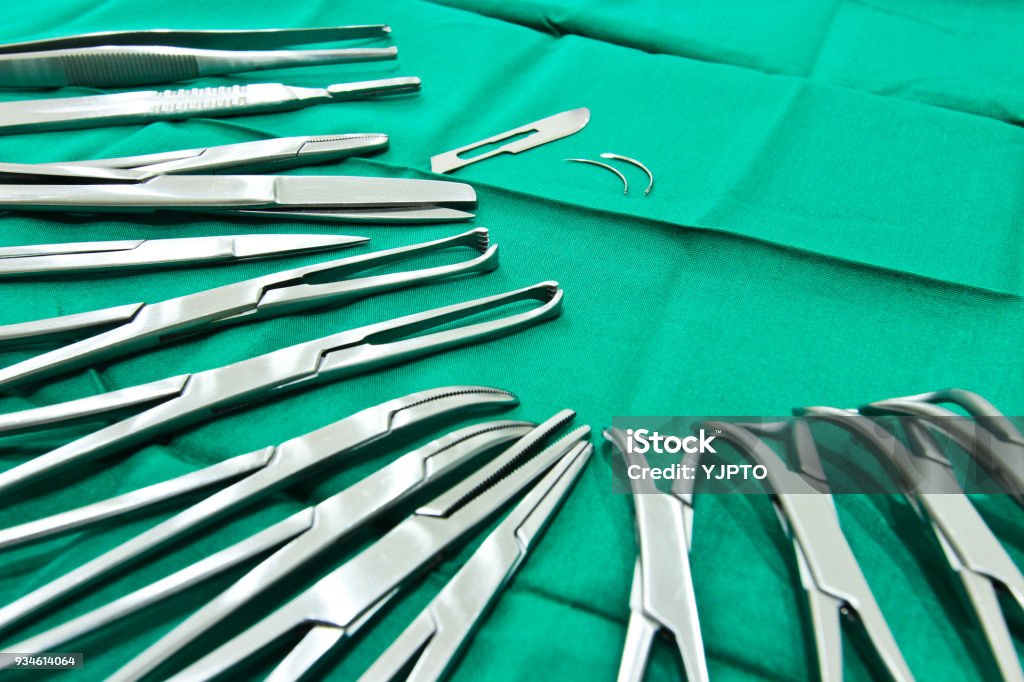 Operating Rom Instrument Surgical Instruments On The Table In Operating Room Stock Photo ...