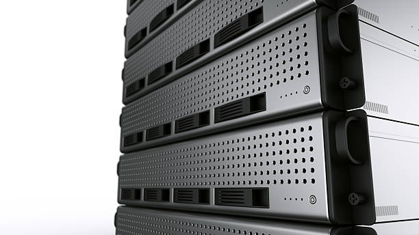 vários servidores de - network server computer tower rack imagens e fotografias de stock