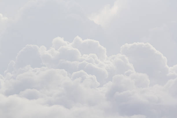 текстура и фон белого облака, облачная картина для прогноза погоды - cotton cloud cloudscape cumulus cloud стоковые фото и изображения