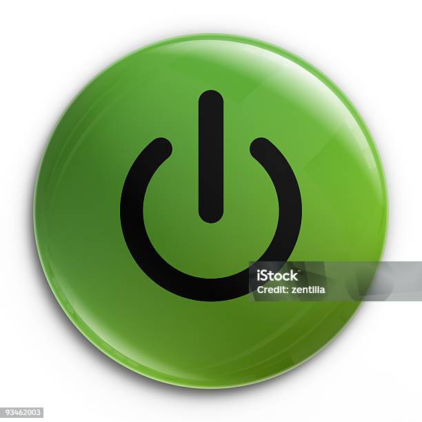 Cracháem Off - Fotografias de stock e mais imagens de Botão Start/Stop - Botão Start/Stop, Branco, Cor verde