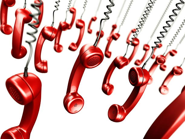 istock handsets from vintage phones with DOF 93462014