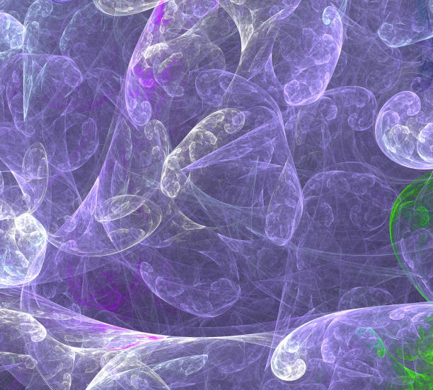 istock image of one Digital Fractal on Black Color 934623878