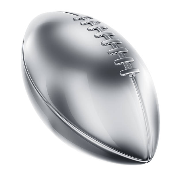 istock American football in silver 93462790