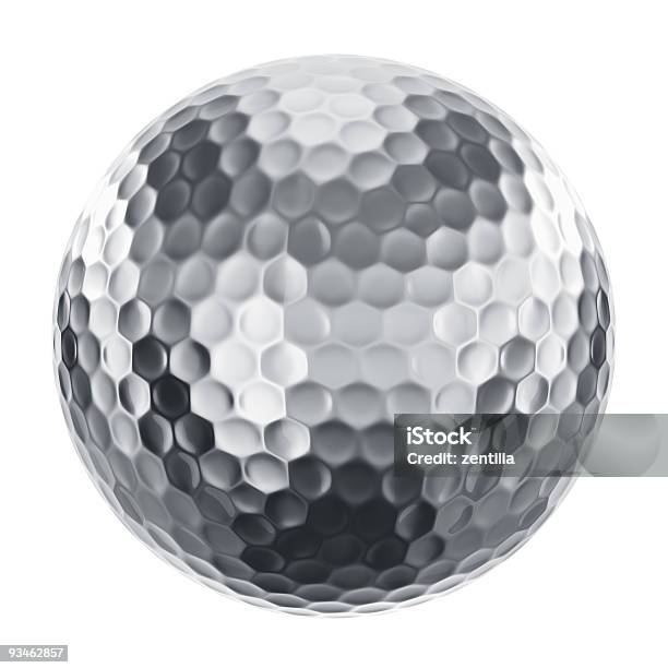 Photo libre de droit de Golfball En Argent banque d'images et plus d'images libres de droit de Argent - Argent, Balle de golf, Couleur argentée