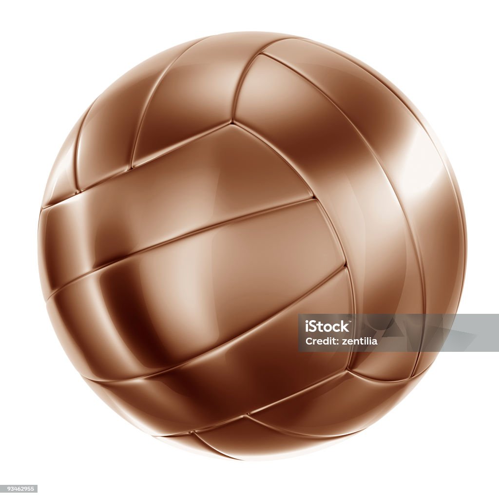 Volley-ball en bronze - Photo de Balle ou ballon libre de droits