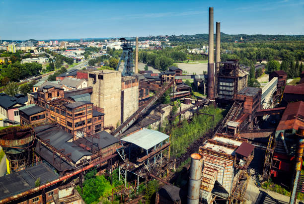 Le Fonds Belval Esch sur Alzette, center of the Luxembourg iron and steel industry, smelting works and blast furnace mixed with modern architecture, 10.06.2024