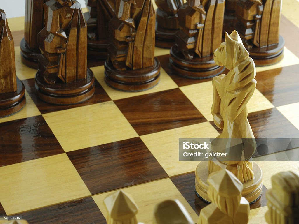 Cheval Jeu d'échecs - Photo de Agression libre de droits