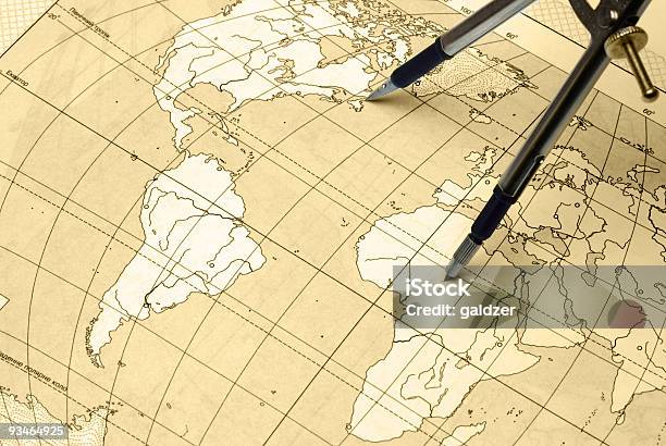 Divider And Card Stock Photo - Download Image Now - Cartography, Color Image, Direction